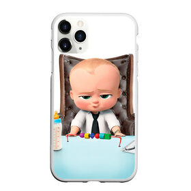 Чехол для iPhone 11 Pro матовый с принтом Boss Baby в Кировске, Силикон |  | boss baby | босс | молокосос | мультфильмы