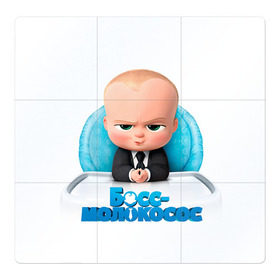Магнитный плакат 3Х3 с принтом Boss Baby в Кировске, Полимерный материал с магнитным слоем | 9 деталей размером 9*9 см | Тематика изображения на принте: boss baby | босс | молокосос | темплтон | тим | фрэнсис фрэнсис