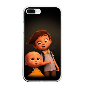 Чехол для iPhone 7Plus/8 Plus матовый с принтом Boss Baby в Кировске, Силикон | Область печати: задняя сторона чехла, без боковых панелей | boss baby | босс | молокосос | мультфильмы