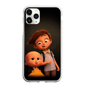 Чехол для iPhone 11 Pro Max матовый с принтом Boss Baby в Кировске, Силикон |  | Тематика изображения на принте: boss baby | босс | молокосос | мультфильмы