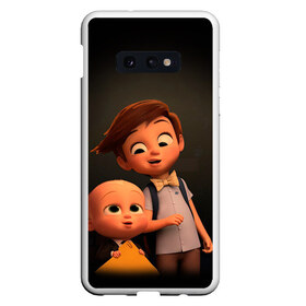 Чехол для Samsung S10E с принтом Boss Baby в Кировске, Силикон | Область печати: задняя сторона чехла, без боковых панелей | boss baby | босс | молокосос | мультфильмы