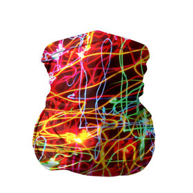 Бандана-труба 3D с принтом Light creative в Кировске, 100% полиэстер, ткань с особыми свойствами — Activecool | плотность 150‒180 г/м2; хорошо тянется, но сохраняет форму | abstract | colorful | electric | energy | light | абстракция | вет | цвет | электрик | энергия