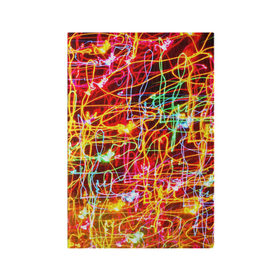 Обложка для паспорта матовая кожа с принтом Light creative в Кировске, натуральная матовая кожа | размер 19,3 х 13,7 см; прозрачные пластиковые крепления | abstract | colorful | electric | energy | light | абстракция | вет | цвет | электрик | энергия