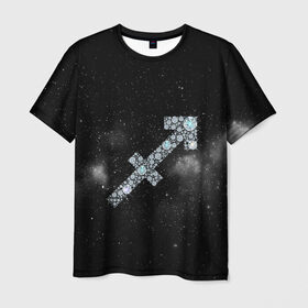 Мужская футболка 3D с принтом Стрелец в Кировске, 100% полиэфир | прямой крой, круглый вырез горловины, длина до линии бедер | 
