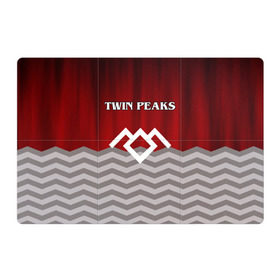 Магнитный плакат 3Х2 с принтом Twin Peaks в Кировске, Полимерный материал с магнитным слоем | 6 деталей размером 9*9 см | Тематика изображения на принте: twin peaks | арт | лого | полосы | сериал | твин пикс | текстура | фильмы