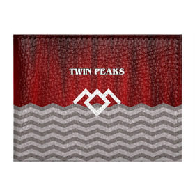 Обложка для студенческого билета с принтом Twin Peaks в Кировске, натуральная кожа | Размер: 11*8 см; Печать на всей внешней стороне | Тематика изображения на принте: twin peaks | арт | лого | полосы | сериал | твин пикс | текстура | фильмы