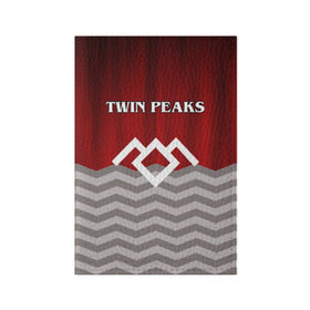 Обложка для паспорта матовая кожа с принтом Twin Peaks в Кировске, натуральная матовая кожа | размер 19,3 х 13,7 см; прозрачные пластиковые крепления | twin peaks | арт | лого | полосы | сериал | твин пикс | текстура | фильмы