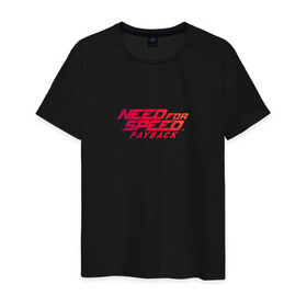 Мужская футболка хлопок с принтом Need For Speed Payback в Кировске, 100% хлопок | прямой крой, круглый вырез горловины, длина до линии бедер, слегка спущенное плечо. | Тематика изображения на принте: 