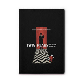 Обложка для автодокументов с принтом Twin Peaks в Кировске, натуральная кожа |  размер 19,9*13 см; внутри 4 больших “конверта” для документов и один маленький отдел — туда идеально встанут права | twin peaks | агент дейл  купер | арт | сериал | твин пикс | фильмы