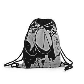 Рюкзак-мешок 3D с принтом this is Sparta в Кировске, 100% полиэстер | плотность ткани — 200 г/м2, размер — 35 х 45 см; лямки — толстые шнурки, застежка на шнуровке, без карманов и подкладки | sparta | античность | войны | каска | копья | спарта | шлем | щиты