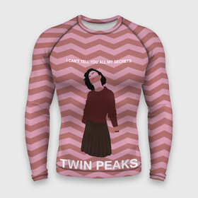 Мужской рашгард 3D с принтом Твин Пикс в Кировске,  |  | twin peaks | арт | сериал | твин пикс | фильмы