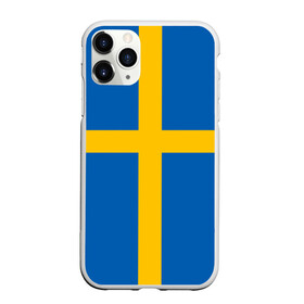 Чехол для iPhone 11 Pro матовый с принтом Флаг Швеции в Кировске, Силикон |  | Тематика изображения на принте: flag | sverige | sweden | флаг | швеция