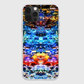 Чехол для iPhone 12 Pro Max с принтом Психоделика в Кировске, Силикон |  | глитч | глич | линии | полосы | разноцветный