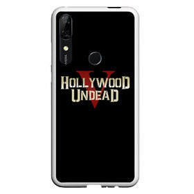 Чехол для Honor P Smart Z с принтом Hollywood Undead в Кировске, Силикон | Область печати: задняя сторона чехла, без боковых панелей | five | hollywood undead | v