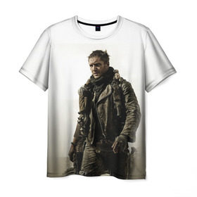 Мужская футболка 3D с принтом Tom Hardy в Кировске, 100% полиэфир | прямой крой, круглый вырез горловины, длина до линии бедер | tom hardy | актеры | том харди