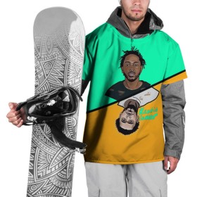 Накидка на куртку 3D с принтом Kendrick Lamar в Кировске, 100% полиэстер |  | Тематика изображения на принте: k dot | kendrick lamar | дакворт | двуликий | карта | картинка | кендрик | король | король хип хопа | ламар | лицо | музыкант | певец | репер | рисунок | хип хоп