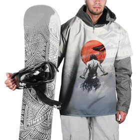 Накидка на куртку 3D с принтом Японский самурай в Кировске, 100% полиэстер |  | Тематика изображения на принте: ниндзя | самурай | япония