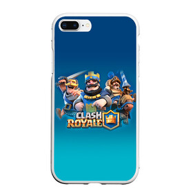 Чехол для iPhone 7Plus/8 Plus матовый с принтом Clash of royale в Кировске, Силикон | Область печати: задняя сторона чехла, без боковых панелей | clash of royale | клэш оф роял