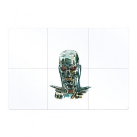 Магнитный плакат 3Х2 с принтом Терминатор в Кировске, Полимерный материал с магнитным слоем | 6 деталей размером 9*9 см | арт | минимализм | мода | стиль