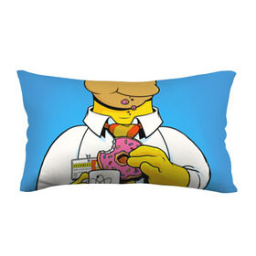 Подушка 3D антистресс с принтом Homer в Кировске, наволочка — 100% полиэстер, наполнитель — вспененный полистирол | состоит из подушки и наволочки на молнии | homer | simpsons | гомер | симпсон | симпсоны