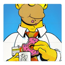 Магнитный плакат 3Х3 с принтом Homer в Кировске, Полимерный материал с магнитным слоем | 9 деталей размером 9*9 см | Тематика изображения на принте: homer | simpsons | гомер | симпсон | симпсоны