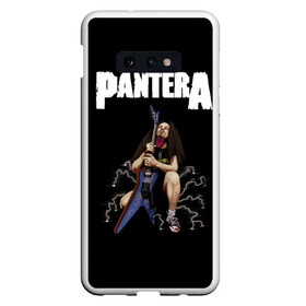 Чехол для Samsung S10E с принтом Pantera #13 в Кировске, Силикон | Область печати: задняя сторона чехла, без боковых панелей | anselmo | darel | darell | darrel | darrell | dimebag | pantera | phil | ансельма | ансельмо | даймбег | даймбэг | дарел | дарелл | даррел | даррелл | даррэл | дарэл | дарэлл | пантера | фил