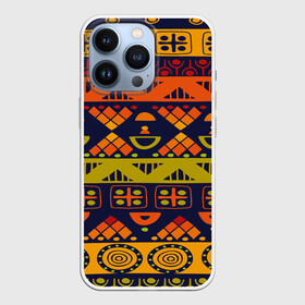 Чехол для iPhone 13 Pro с принтом Африканские символы в Кировске,  |  | africa | pattern | африка | африканские мотивы | народы африки | национальная одежда | переплетение нитей | ткани | узор | этнический узор