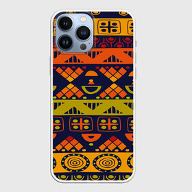 Чехол для iPhone 13 Pro Max с принтом Африканские символы в Кировске,  |  | Тематика изображения на принте: africa | pattern | африка | африканские мотивы | народы африки | национальная одежда | переплетение нитей | ткани | узор | этнический узор