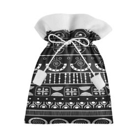 Подарочный 3D мешок с принтом Black and White ethnic в Кировске, 100% полиэстер | Размер: 29*39 см | pattern | индийские мотивы | индия | народы индии | национальная одежда | переплетение нитей | ткани | узор | этнический узор
