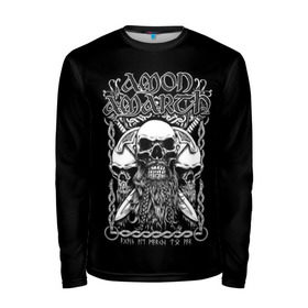 Мужской лонгслив 3D с принтом Amon Amarth #3 в Кировске, 100% полиэстер | длинные рукава, круглый вырез горловины, полуприлегающий силуэт | amart | amarth | amon | death | hegg | johan | metal | music | viking | амарз | амарс | амарт | амон | викинг | дет | дэт | йохан | метал | металл | хег | хегг