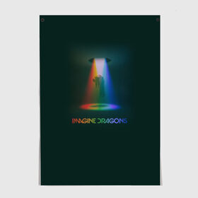 Постер с принтом Imagine Dragons Light в Кировске, 100% бумага
 | бумага, плотность 150 мг. Матовая, но за счет высокого коэффициента гладкости имеет небольшой блеск и дает на свету блики, но в отличии от глянцевой бумаги не покрыта лаком | demons | evolve | mirrors | radioactive | драконы | космос | музыка | нло | ночь | поп | радуга | рок | свет