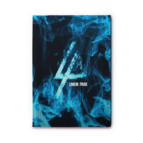 Обложка для автодокументов с принтом Linkin Park синий дым в Кировске, натуральная кожа |  размер 19,9*13 см; внутри 4 больших “конверта” для документов и один маленький отдел — туда идеально встанут права | Тематика изображения на принте: альтернативный рок | линкин парк