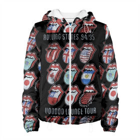 Женская куртка 3D с принтом The Rolling Stones в Кировске, ткань верха — 100% полиэстер, подклад — флис | прямой крой, подол и капюшон оформлены резинкой с фиксаторами, два кармана без застежек по бокам, один большой потайной карман на груди. Карман на груди застегивается на липучку | англия | аргентина | блюз рок | канада | мик джаггер | музыка | песни | психоделический рок | ритм н блюз | рок | рок н ролл | ролинг | рот | стоун | стоунз | сша | флаг | язык | япония