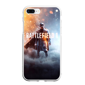 Чехол для iPhone 7Plus/8 Plus матовый с принтом Battlefield One в Кировске, Силикон | Область печати: задняя сторона чехла, без боковых панелей | battlefield 1 | battlefield one | dice | ea | electronic arts | frostbite | tm | батлфилд 1