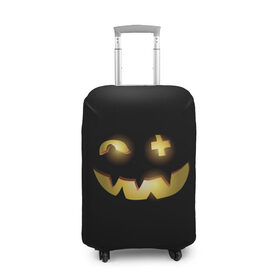 Чехол для чемодана 3D с принтом Happy Halloween в Кировске, 86% полиэфир, 14% спандекс | двустороннее нанесение принта, прорези для ручек и колес | 