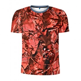 Мужская футболка 3D спортивная с принтом camouflage texture в Кировске, 100% полиэстер с улучшенными характеристиками | приталенный силуэт, круглая горловина, широкие плечи, сужается к линии бедра | армия | камуфляж | пиксели | силовые структуры | текстуры | хаки