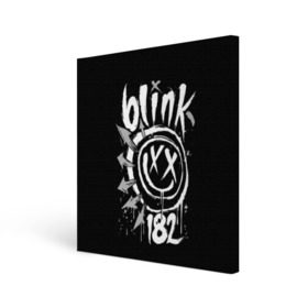Холст квадратный с принтом Blink-182 в Кировске, 100% ПВХ |  | blink | california | pop | punk | rock | группа | калифорния | панк | рок