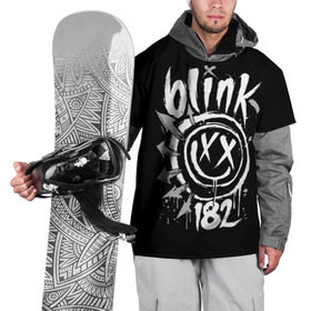 Накидка на куртку 3D с принтом Blink-182 в Кировске, 100% полиэстер |  | blink | california | pop | punk | rock | группа | калифорния | панк | рок