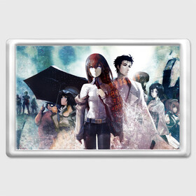 Магнит 45*70 с принтом Steins Gate в Кировске, Пластик | Размер: 78*52 мм; Размер печати: 70*45 | steins gate | аниме