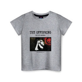 Детская футболка хлопок с принтом The Offspring - out of control в Кировске, 100% хлопок | круглый вырез горловины, полуприлегающий силуэт, длина до линии бедер | Тематика изображения на принте: 
