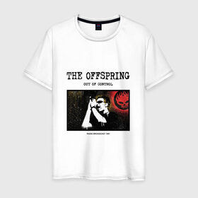 Мужская футболка хлопок с принтом The Offspring - out of control в Кировске, 100% хлопок | прямой крой, круглый вырез горловины, длина до линии бедер, слегка спущенное плечо. | Тематика изображения на принте: 