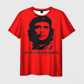 Мужская футболка 3D с принтом Че Гевара Эрнесто в Кировске, 100% полиэфир | прямой крой, круглый вырез горловины, длина до линии бедер | che | guevara