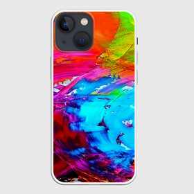 Чехол для iPhone 13 mini с принтом Tie dye в Кировске,  |  | abstraction | color | spray | tie dye | абстракция | акварель | живопись | искусство | краски | текстуры | цветные краски | яркие цвета