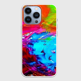 Чехол для iPhone 13 Pro с принтом Tie dye в Кировске,  |  | abstraction | color | spray | tie dye | абстракция | акварель | живопись | искусство | краски | текстуры | цветные краски | яркие цвета