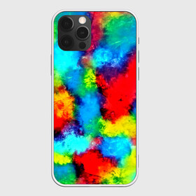 Чехол для iPhone 12 Pro Max с принтом Буйство акварели в Кировске, Силикон |  | abstraction | color | spray | tie dye | абстракция | акварель | живопись | искусство | краски | текстуры | цветные краски | яркие цвета