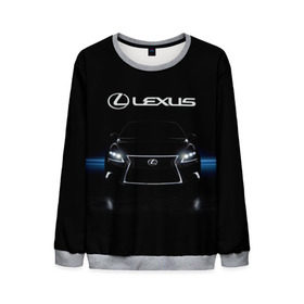 Мужской свитшот 3D с принтом Lexus в Кировске, 100% полиэстер с мягким внутренним слоем | круглый вырез горловины, мягкая резинка на манжетах и поясе, свободная посадка по фигуре | auto | lexus | sport | toyota | автомобиль | внедорожник | машина | спорт