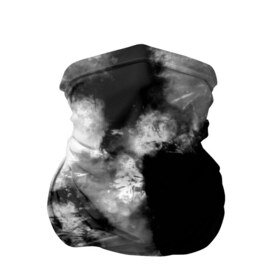 Бандана-труба 3D с принтом Black and White color в Кировске, 100% полиэстер, ткань с особыми свойствами — Activecool | плотность 150‒180 г/м2; хорошо тянется, но сохраняет форму | 