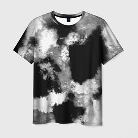 Мужская футболка 3D с принтом Black and White color в Кировске, 100% полиэфир | прямой крой, круглый вырез горловины, длина до линии бедер | 