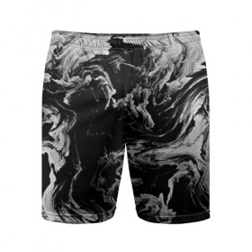 Мужские шорты 3D спортивные с принтом vortex gray в Кировске,  |  | abstraction | color | spray | tie dye | абстракция | акварель | живопись | искусство | краски | текстуры