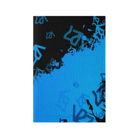 Обложка для паспорта матовая кожа с принтом Symbols 21century в Кировске, натуральная матовая кожа | размер 19,3 х 13,7 см; прозрачные пластиковые крепления | abstraction | symbols | надписи | символы
